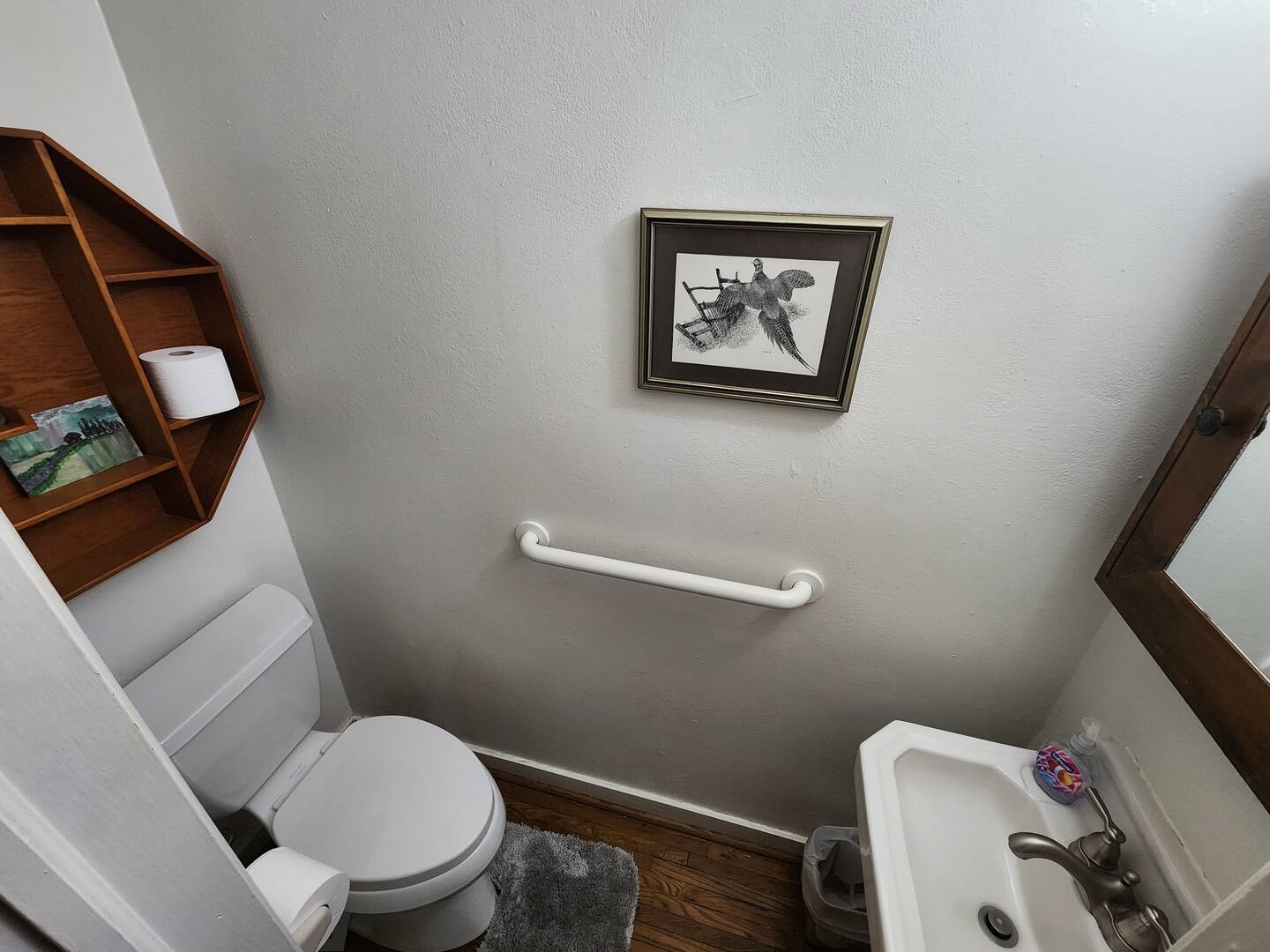 Suite 1 half bathroom